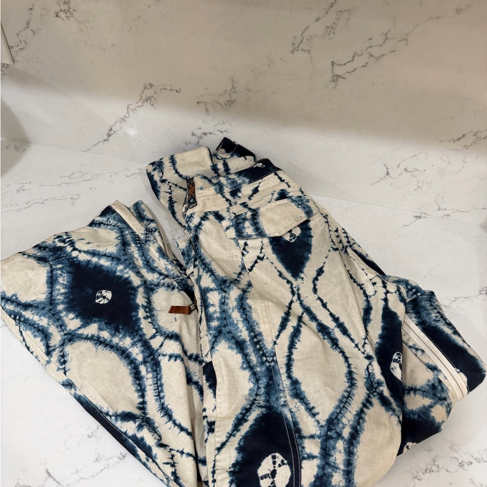 Burton Brown and Blue Tie-Dye Pants